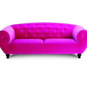 Sofa Marilyn dostępna jest w ciekawych, soczystych kolorach. Fot. Sits