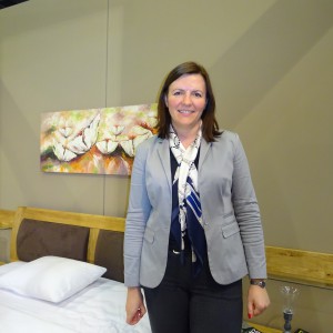 Aneta Adamczyk z firmy Telmex. Fot. Beata Michalik