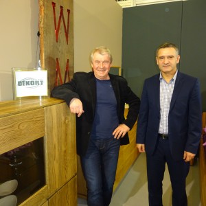 Zygmunt Dmochewicz i Wiesław Michalak z firmy Dekort. Fot. Beata Michallik