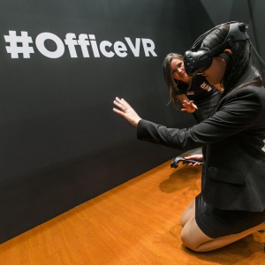 Aplikacja #OfficeVR daje możliwość zobaczenia aranżacji biura przed jego realizacją, Fot. Grupa Nowy Styl