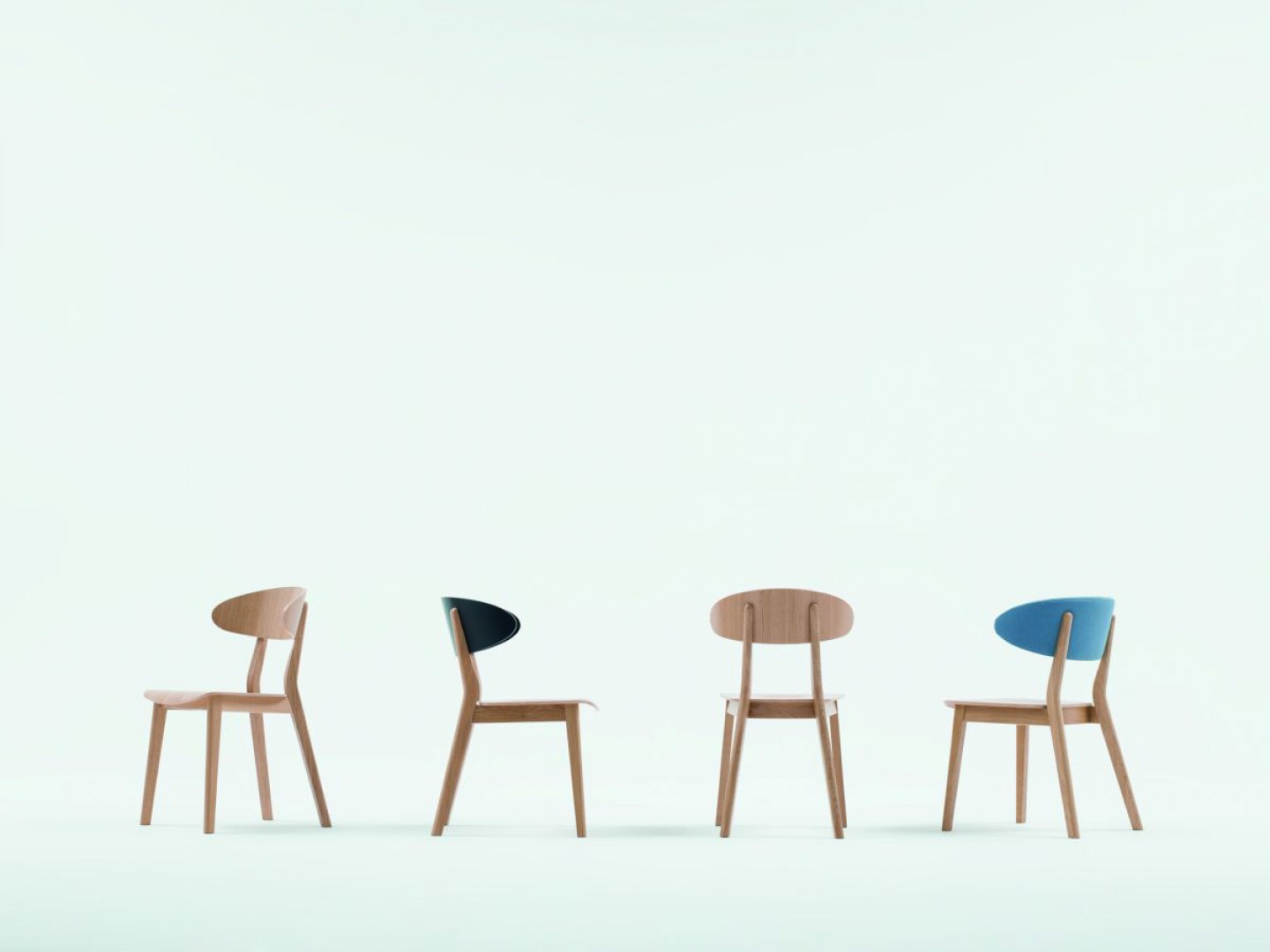 Krzesła z kolekcji  "Lof" (Paged). Projekt: Tomek Rygalik. Fot. Paged