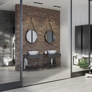 Kolekcja mebli łazienkowych Splendour doskonale pasuje do stylu loft. Fot. Opoczno
