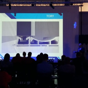 Spotkanie w Kronospan Design Center w Szczecinku, zorganizowane dla producentów akcesoriów meblowych. Fot. GTV