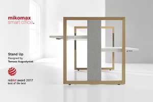 Biurko Mikomax Smart Office z nagrodą "Red Dot"