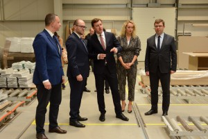 O inwestycjach - na spotkaniu w Żuławskiej Fabryce Mebli
