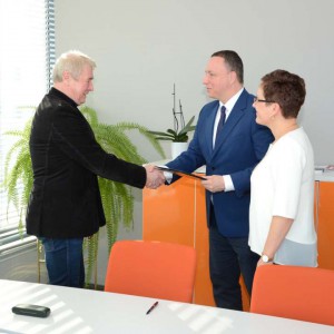 Spotkanie w sprawie inwestycji Warmińsko-Mazurskiego Klastra Meblowego. Fot. W-MSSE
