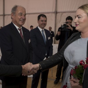 Ceremonia wbicia łopaty pod budowę fabryki EGGER w Biskupcu 25.10.2017