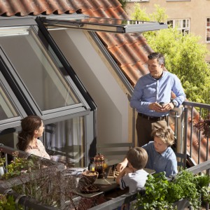 Okno balkonowe, Velux