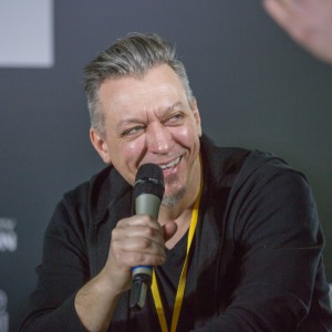 Robert Majkut, architekt wnętrz podczas Forum Dobrego Designu 2017 fot. PTWP