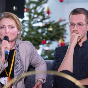 Dominika J. Rostocka, architekt wnętrz, designer, prezes i główny projektant w Creative Coop. Architects podczas Forum Dobrego Designu 2017 fot. PTWP