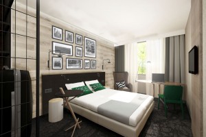 Jak umeblować hotelowe wnętrza? Zobacz projekt pracowni Tremend