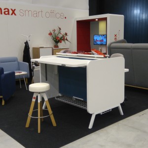 Stoisko firmy Mikomax Smart Office na 4 Design Days. Fot. Mikomax Smart Office