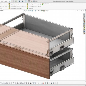 Nowa biblioteka okuć meblowych 3D CAD. Fot. DPS Software