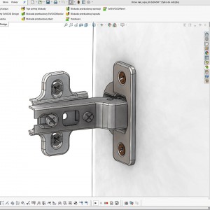 Nowa biblioteka okuć meblowych 3D CAD. Fot. DPS Software