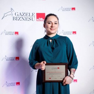 Nagrodę w imieniu firmy odebrała Gabriela Szynaka.