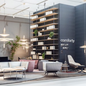Stoisko firmy Comforty na iSaloni 2017. Fot. Ernest Wińczyk