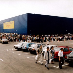 IKEA Kraków w 1998 roku. Fot. IKEA