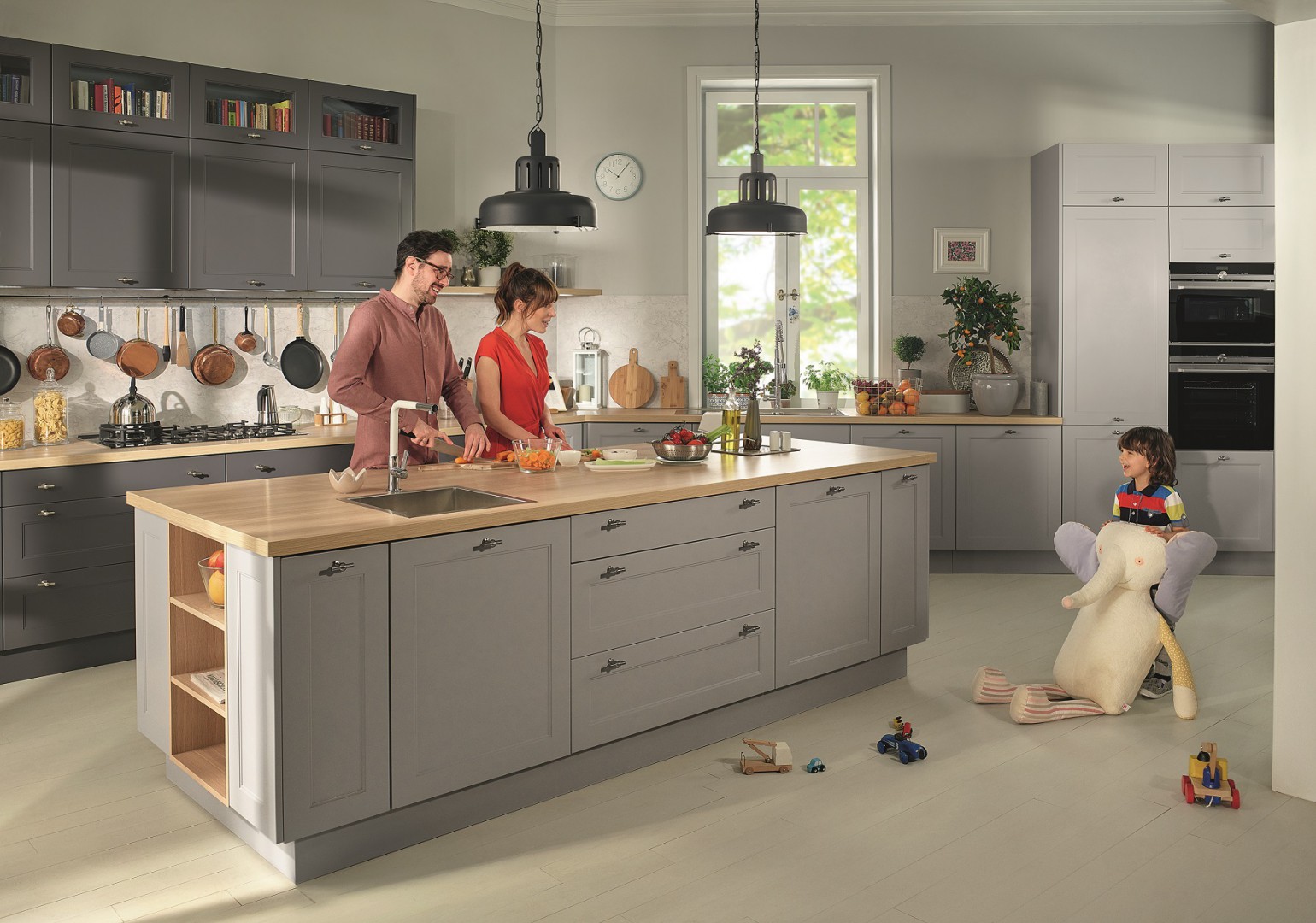 Kuchnia z serii Senso Kitchens firmy Black Red White. Fot. Black Red White