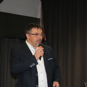 Krzysztof Kopyczyński, reprezentujący markę Finishparkiet