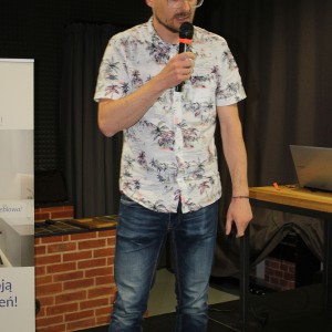 Tomasz Sachanowicz, właściciel pracowni S.LAB Architektura, architekt, gość specjalny spotkania