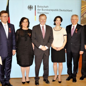 Krystyna Boczkowska, prezes Robert Bosch w Polsce (druga od lewej), została odznaczona Orderem Zasługi RFN. Fot. Bosch