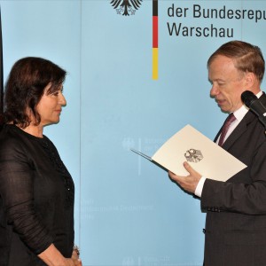 Krystyna Boczkowska, prezes Robert Bosch w Polsce, została odznaczona Orderem Zasługi RFN. Fot. Bosch