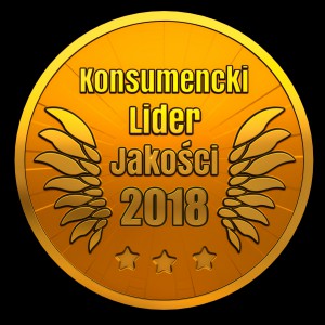 Konsumencki Lider Jakości 2018 - złoty medal