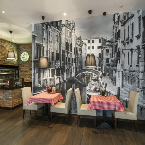 Aranżacja Restauracji Gusto Dominum. Projekt: The Space