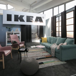 Zaaranżowana ekspozycja produktów marki IKEA na premierze katalogu IKEA 2019. Fot. IKEA