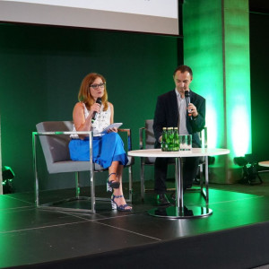Katarzyna Zajchowska i Rafał Janus z firmy Massi. Fot. Urszula Tatur