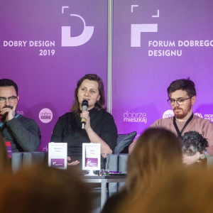 Forum Dobrego Designu. Dyskusja pt. Więcej niż biurka do wynajęcia. Fot. Marek Misiurewicz/PTWP