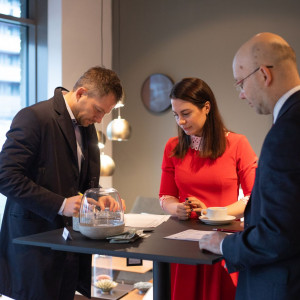 Spotkanie grupy BNI Drive w salonie BoConcept w Warszawie
