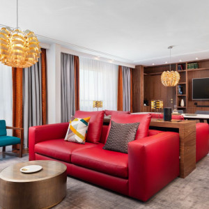 Apartament Prezydencki (salon). Projekt: Didier Gomez. Fot. Sofitel Warsaw Victoria