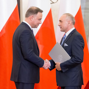 Jan Szynaka odebrał nominację z rąk Prezydenta RP Andrzeja Dudy