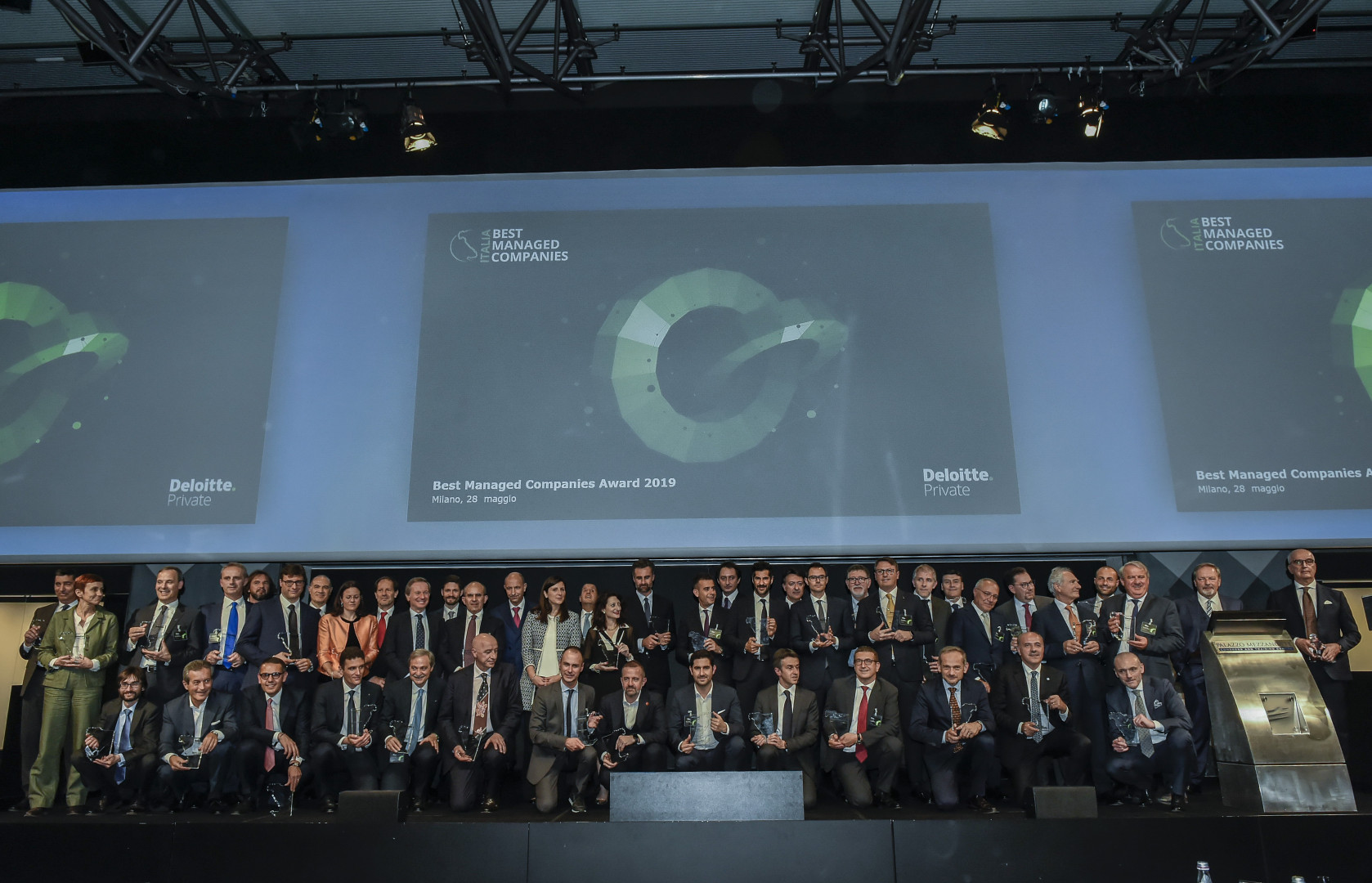 Uroczystość wręczenia nagród w rankingu Deloitte. Fot. Grupa Biesse