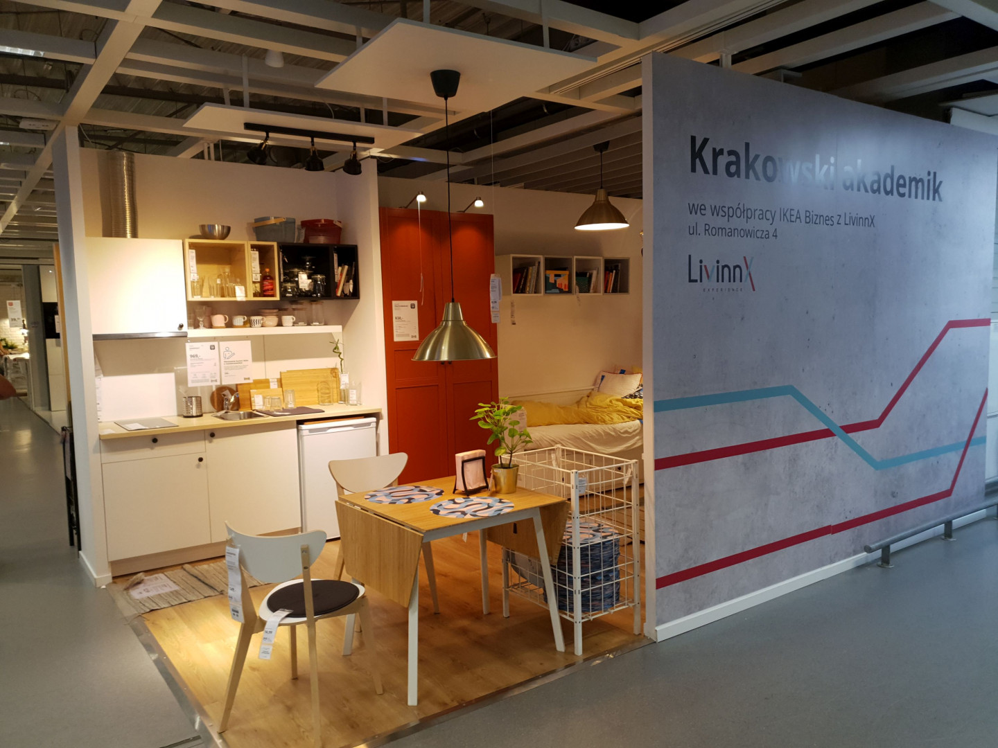Tak będzie wyglądał akademik LivinnX w Krakowie. Fot. IKEA