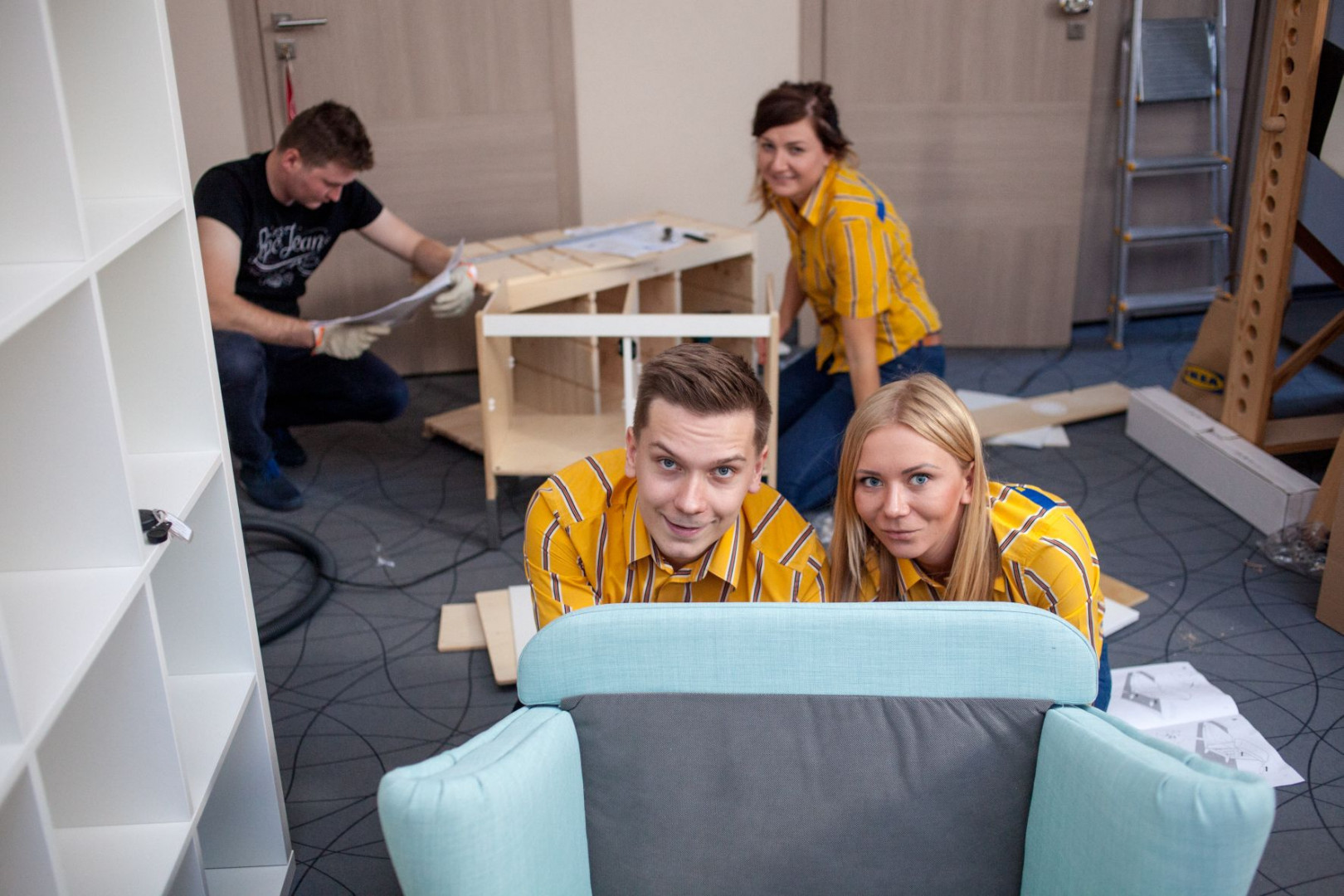 Pracownicy IKEA Kraków wyposażyli kąciki dla dzieci. Fot. IKEA