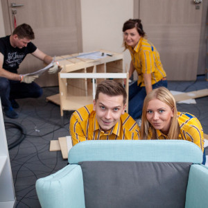 Pracownicy IKEA Kraków wyposażyli kąciki dla dzieci. Fot. IKEA
