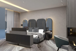 Pokój hotelowy jak w Dubaju - projekt Grupy Nowy Styl