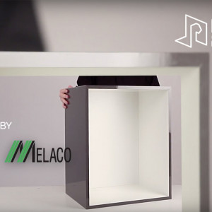 Element do mebli Flick&Click/Melaco. Produkt zgłoszony do konkursu Meble Plus - Produkt 2020.
