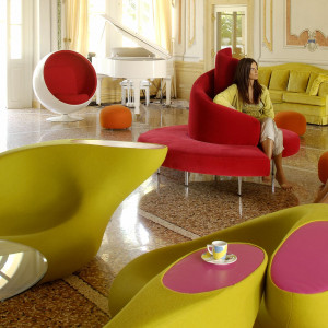 Wnętrza Byblos Art Hotel Villa Amista zaprojektowane przez Dorotę Koziarę