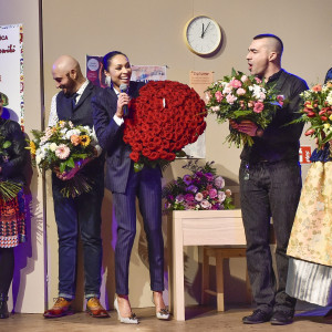 Podziękowania, premiera spektaklu Czarno to widzę fot. Jacek Kurnikowski -AKPA